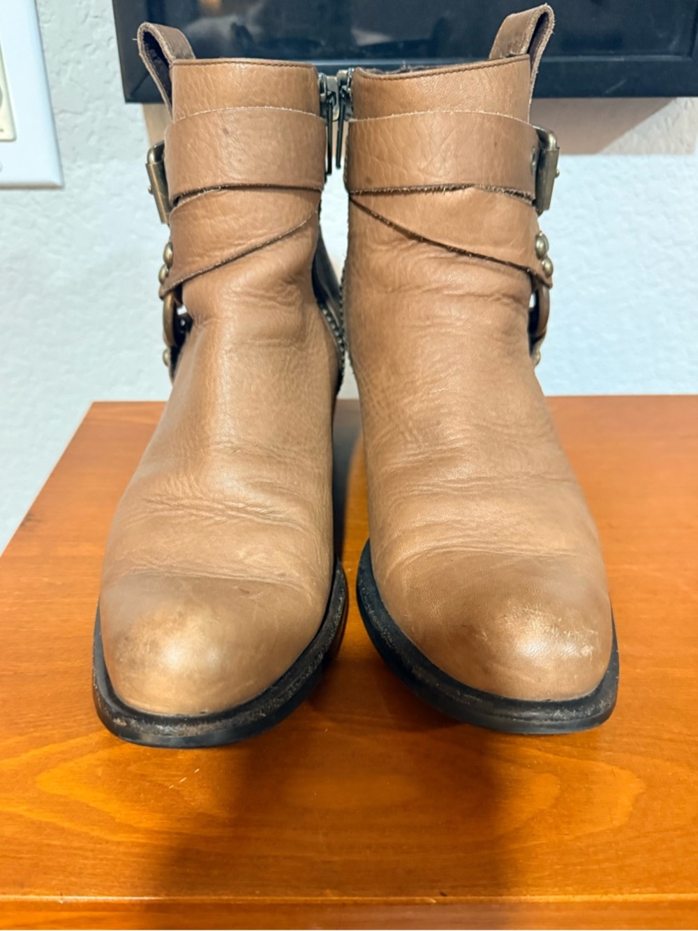 Cole Haan G Series Leather Ankle Boot Tan 8.5 - Picture 3 of 7